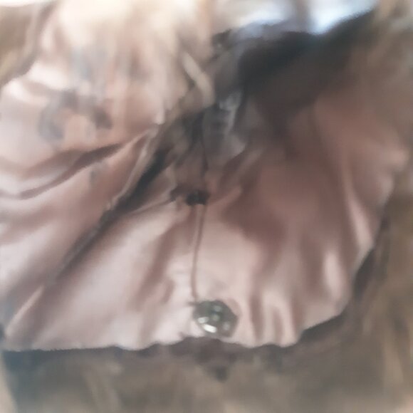 1965 Muskrat Jacket SZ S Mitchell Fur Co., Women's Beige Jacket Coat - Picture 16 of 16